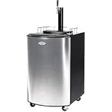 Nostalgia Electrics Stainless Kegorator Beer Keg Fridge