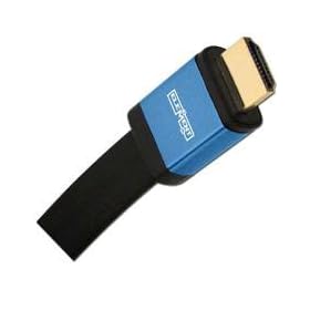 Elementhz 3 Meter (9.84ft) Hdmi Cable, Flat Jacket, Blue End