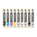 Electronics : 1 Set of 9 Compatible Ink Cartridges for Epson Stylus Photo R2400 ink  Cartridge Codes T0591 T0592 T0593 T0594 T0595 T0596 T0597 T0598 T0599 Supplied by PCArena