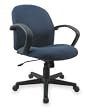 Dakota Designs 2UMU7 Midback Tilter Chair, Fabric, Blue