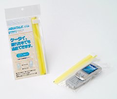アクアトーク 携帯電話防水ソフトケース スライド イエロー AQS-03