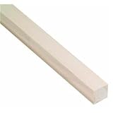 Waddell Manufacturing 8304U 1/4" x 36" Hardwood Square Dowel, (25 Pack)