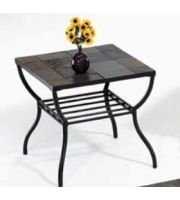 Martinez Stone Top End Table Set of 2 by Acme