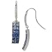 2.0ctw Shaded Sapphire and Diamond Earrings