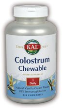 Colostrum 500mg-Vanilla Cream - 120 - Chewable