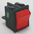 Power First 2VLR5 Rocker Switch, Maintained, DPST, 10A
