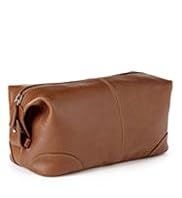 Leather Stitched Washbag