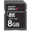 Sandisk 8GB Ultra II SD HC Secure Digital SDHC Card (SDSDH-8192, Static Package)