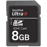 Sandisk 8GB Ultra II SD HC Secure Digital SDHC Card (SDSDH-8192, Static Package)