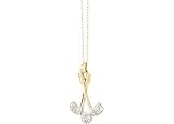 Search : 10KT 1/4 CT. TW Diamond Golf Club Pendant Necklace 10KT GOLD