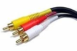 Cable, RCA Audio/Video, 12', 3 Connectors