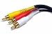  : 12 Feet 3 RCA to 3 RCA Audio/Video Cable