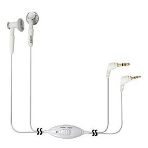 Coby 2-IN-1 Digital Stereo Earphones with Hands-free Kit CVM809 (White)