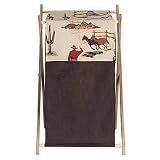 Baby and Kids Wild West Cowboy Western Horse Clothes Laundry Hamper by JoJo Designs