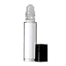 Clear Glass Roll On Refillable Perfume Bottle Purse or Travel Size