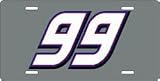 Carl Edwards #99 Driver Nascar License Plate