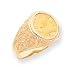 14k 1/20th Panda Coin Ring - Size 6