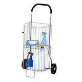 21lv9N858fL. SL160  Shopping Cart Trolley Flexible Double and / or Single Tier   Honey Can Do #CRT 01383
