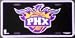 Phoenix Suns PHX Logo License Plate