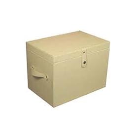 Faux Leather Wine Goblet Storage Chest