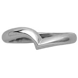 Image of Contours Band Ring In 18 Carat White Gold