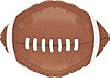 Football 21" Mylar Balloon
