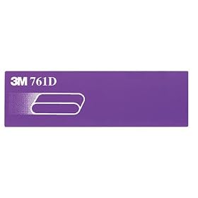 3M 81401 3-Inch x 21-Inch Purple Regalite Resin Bond 80 Grit Cloth Sanding Belt - 5 Pack by 3M