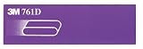 3M 81401 3-Inch x 21-Inch Purple Regalite Resin Bond 80 Grit Cloth Sanding Belt - 5 Pack