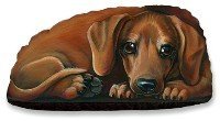 Dachshund Puppy Dog Pupperweight Paperweight Pupper Weight