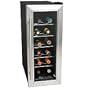EdgeStar 12 Bottle Slim-Fit Wine Cooler - Stainless Steel Trim Door