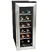 EdgeStar 12 Bottle Slim-Fit Wine Cooler - Stainless Steel Trim Door