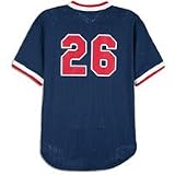 Wade Boggs #26 1989 Boston Red Sox Navy Mitchell & Ness Mesh BP Jersey