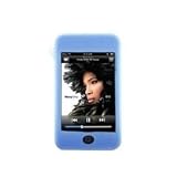 (3 in 1 Combo) Apple iPod Touch iTouch 8GB 16GB Silicon Silicone Skin Case Cover + Travel Charger + Car Charger - Blue