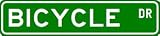 BICYCLE Street Sign ~ Custom Aluminum Street Signs