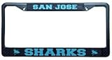 San Jose Sharks Black Chrome License Plate Frame