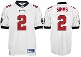 Chris Simms Tampa Bay Buccaneers #2 Authentic Reebok NFL Football Jersey (White)