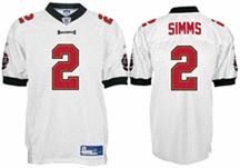 Chris Simms Tampa Bay Buccaneers #2 Authentic Reebok NFL Football Jersey (White)