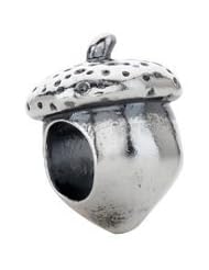 Sterling Silver Kera Acorn Bead Fits Pandora