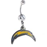 San Diego Chargers NFL Sexy Belly Navel Ring