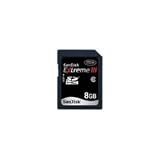 SanDisk Extreme HD Video 8 GB Class 10 SDHC Flash Memory Card SDSDRX3-8192-A21