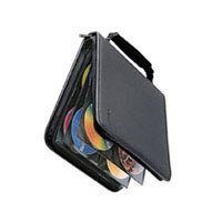 Fellowes 96 CD Album Faux Leather Black