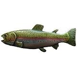 Notting Hill NHK-148-PHT-R, Rainbow Trout Knob in Hand-Tinted Antique
