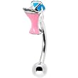 Surgical Steel Pink Tropical Cocktail Eyebrow Ring