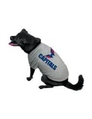 Sports: NHL Washington Capitals Pet T-Shirt, Small, Team Color - Hunter Manufacturing