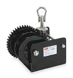 Dayton 1DJN4 Winch, Worm Gear, 2000 Lb Single Line Pull