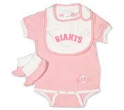 San Francisco Giants Infant Bib and Bootie Set