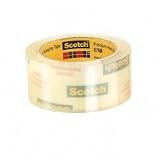 3M Scotch(R) Premium Heavy-Duty Box Sealing Tape, Clear, Pack Of 6