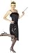 Smiffy's 1920's Black Flapper Fancy Dress Costume
