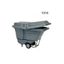 Rubbermaid-Gray Tilt Truck, Lid (1317GY) Category: Tilt Carts