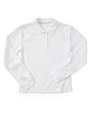 Izod Girls Long-Sleeve Interlock Polo